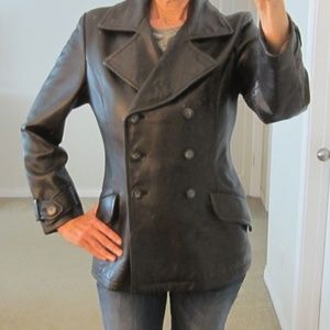 Kenneth Cole New York Black Leather Jacket